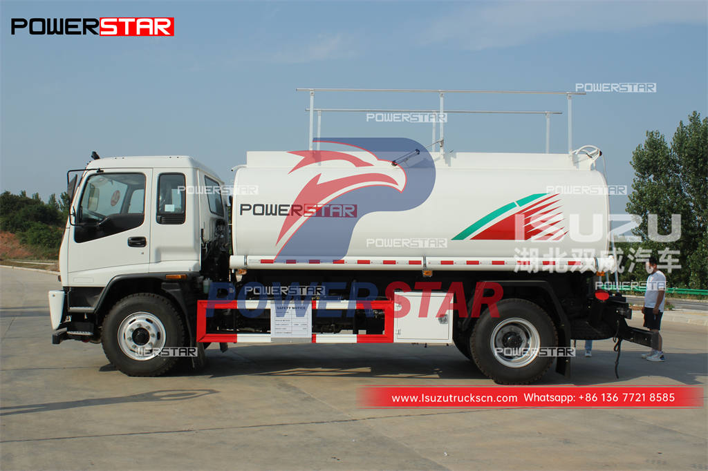Best quality ISUZU FTR 12000L petrol tank truck for sale