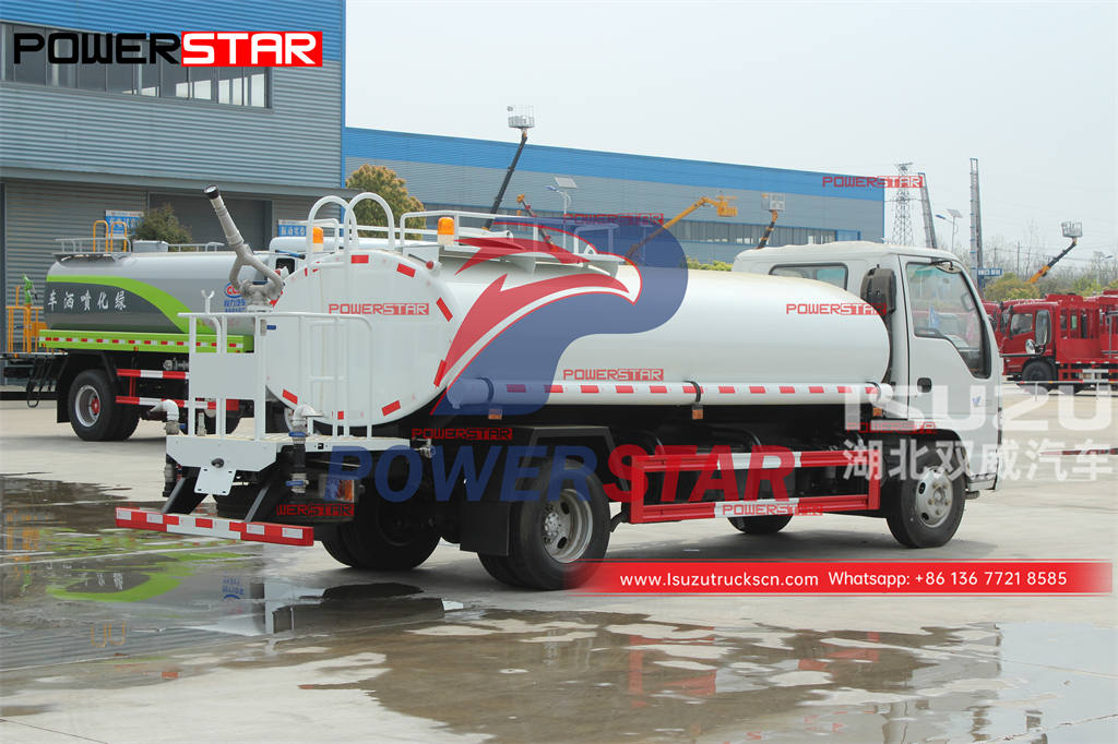 Good price ISUZU NKR/600P 5CBM stainless steel water spray truck for sale