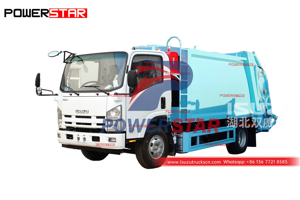 Best quality ISUZU 700P 10CBM back loader garbage truck for sale
