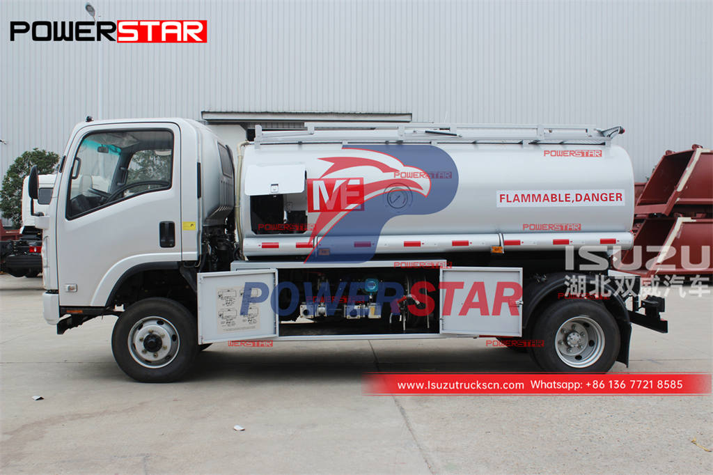 Customized ISUZU 4×4 AWD oil/fuel/diesel tank truck for Philippines