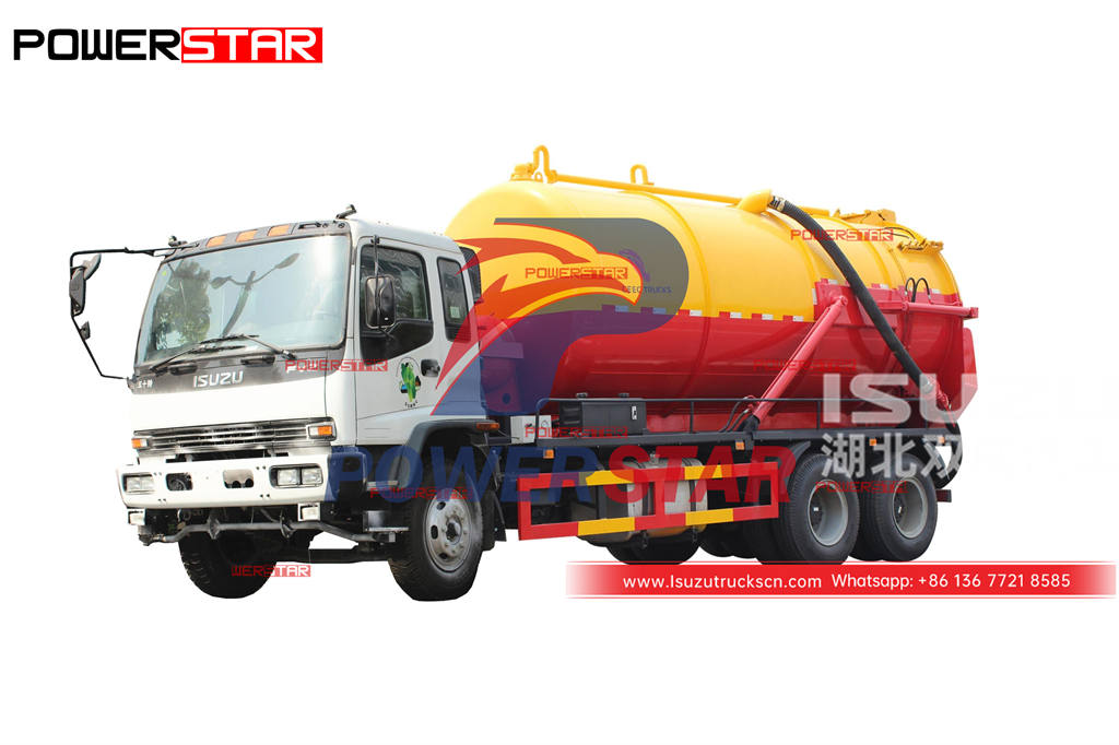 Brand new ISUZU FVZ 18m3 vacuum cleaner truck for sale