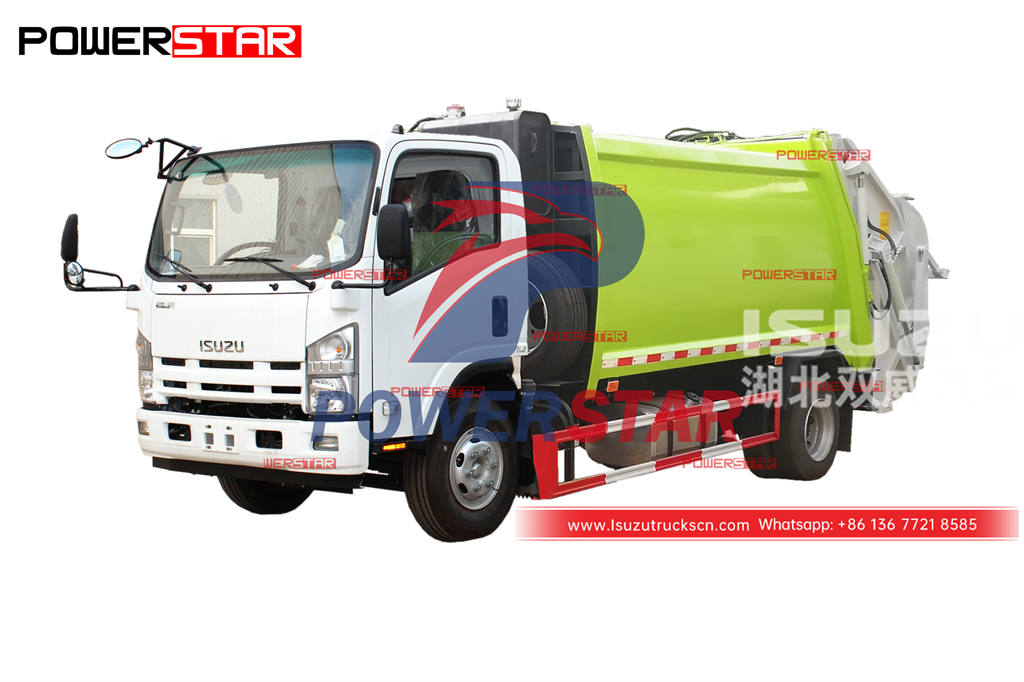 ISUZU 6 wheeler 190HP waste management truck for sale