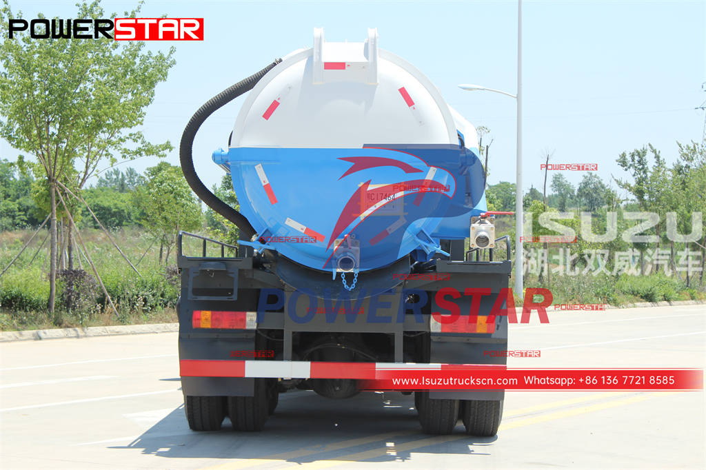 ISUZU GIGA 6×4 heavy duty septic vacuum truck for sale