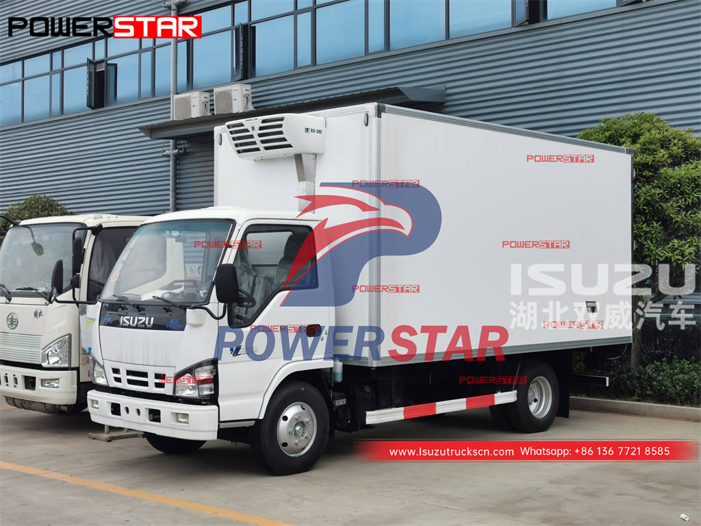 Brand New ISUZU NKR 130HP Freezer Van Exported To Djibouti