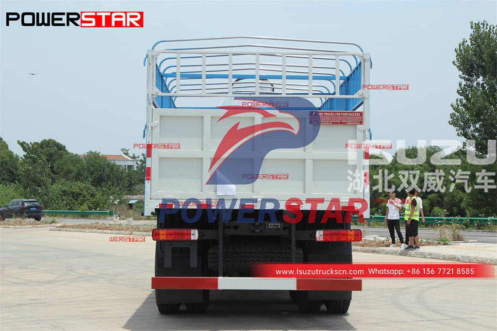 ISUZU FVZ 10 wheeler cargo truck with crane for sale