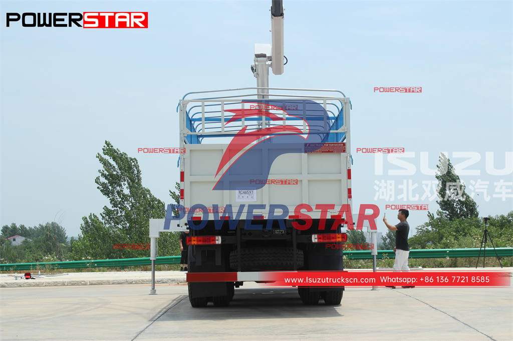 ISUZU GIGA 10 wheeler heavy duty crago truck with crane