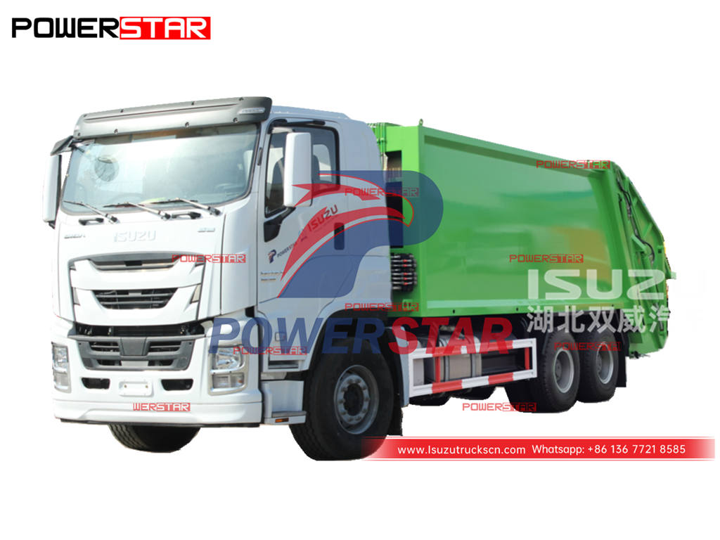 Hot-seller ISUZU GIGA 6×4 compactor garbage truck