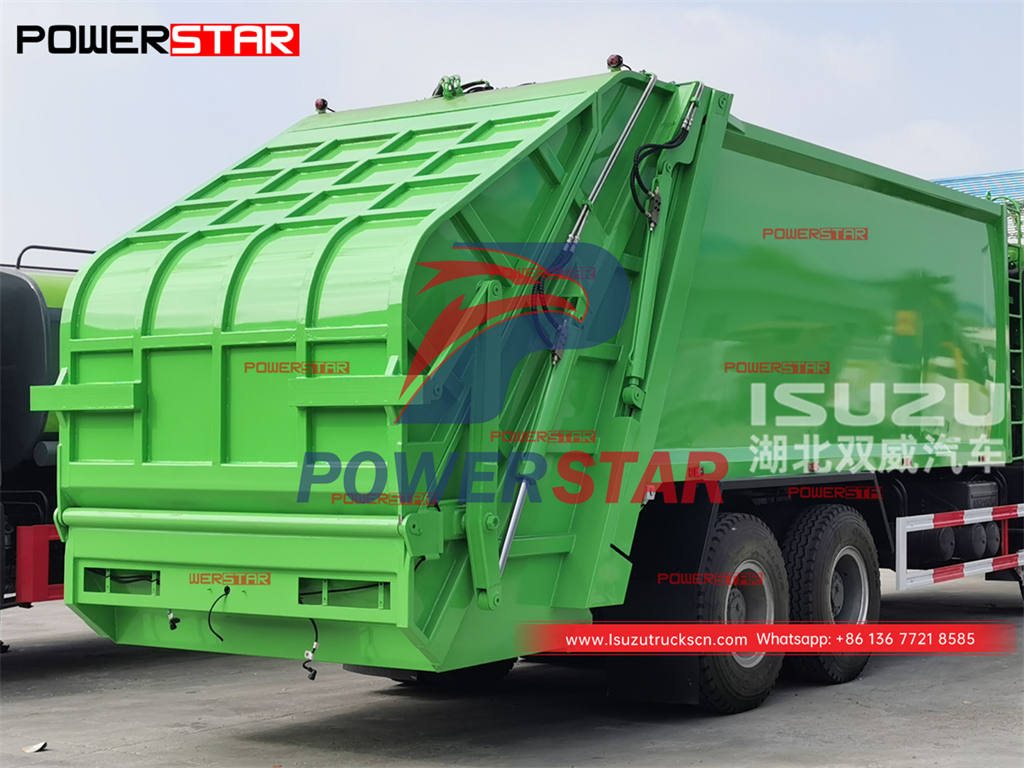 Customized ISUZU GIGA 10 wheeler rubbish compactor truck for sale