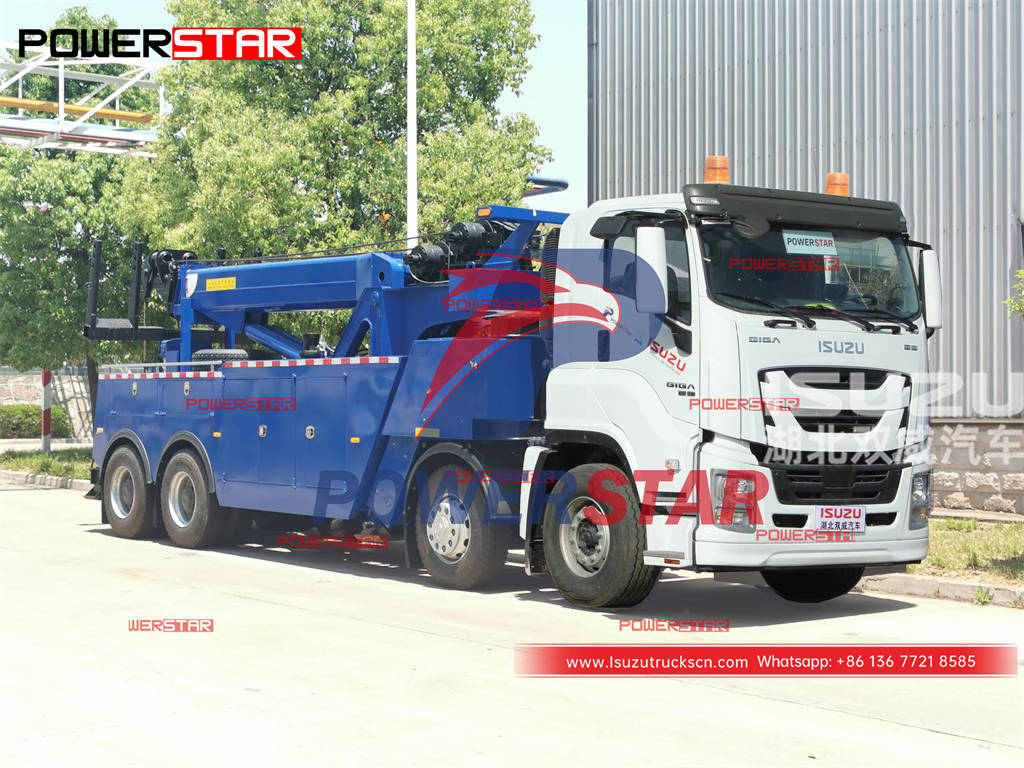 Brand new ISUZU GIGA 8×4 road towing truck at best price