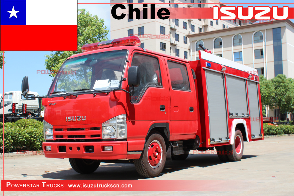 Japan ISUZU Rescue Escape Emergency Water Foam Fire Engine 4X2 Water Fire Truck Fire Fighting Truck 