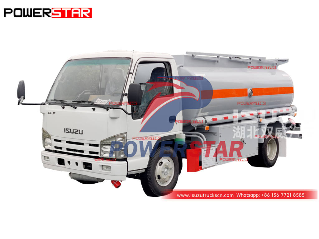 Best quality ISUZU 100P light duty refueling tank truck for sale