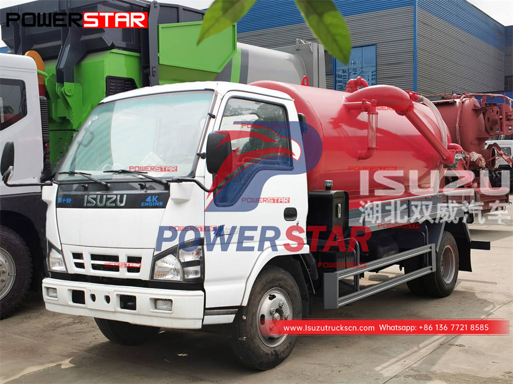 Good quality ISUZU NKR/600P sewer cleaner truck for sale