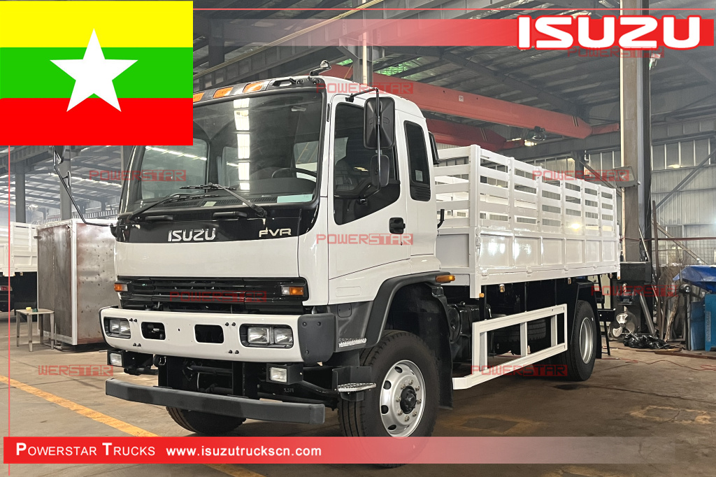 Japan ISUZU FTR FVR 4X4 All wheel drive PERSONNEL CARRIER VEHICLE WITH CANOPY & SEATS for sale