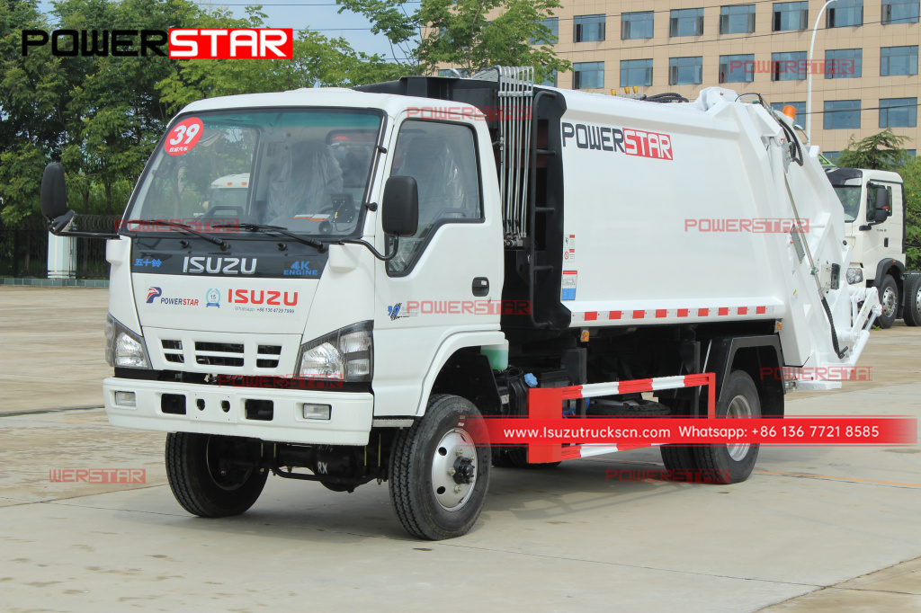 Philippines - ISUZU 600P/NKR 4x4 all wheel drive rear Loader Refuse Garbage Compactor Trucks