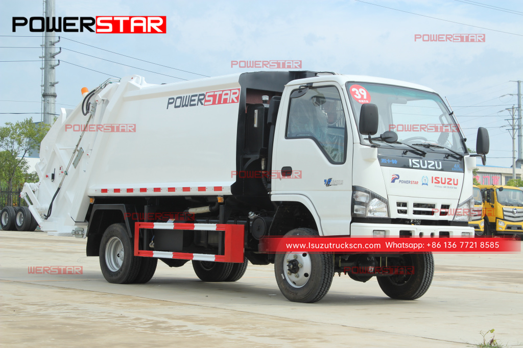 Philippines - ISUZU 600P/NKR 4x4 all wheel drive rear Loader Refuse Garbage Compactor Trucks