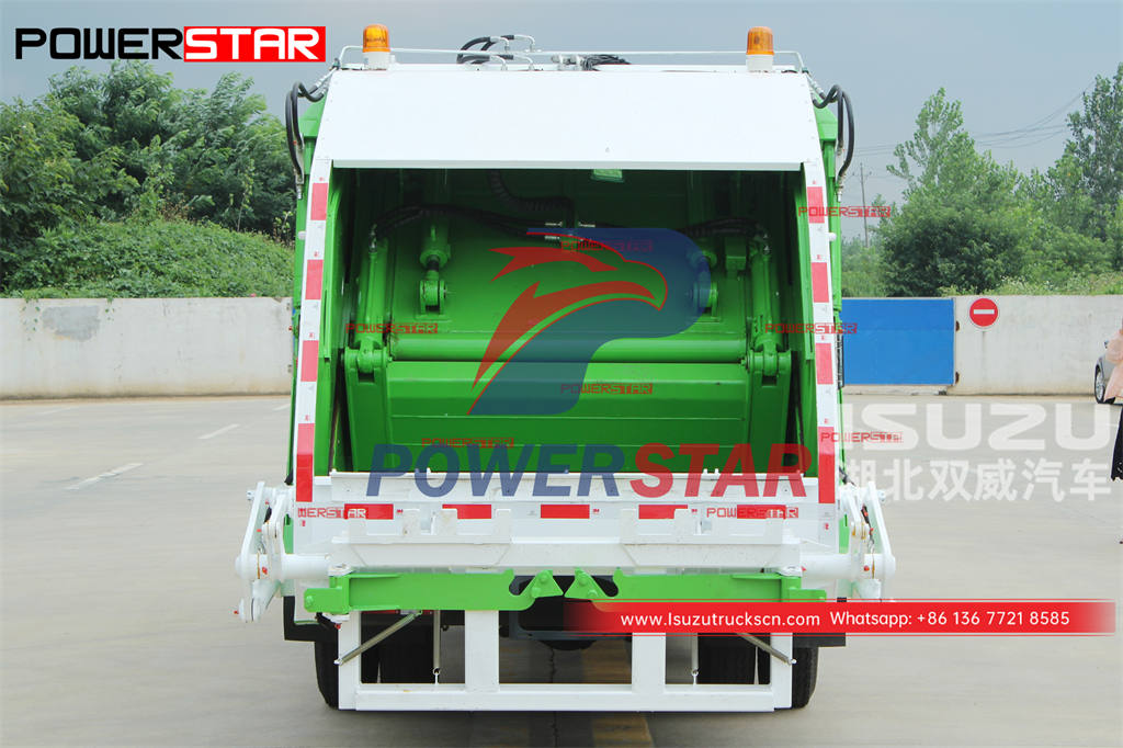 Factory outlet ISUZU 4×4 off-road rubbish compression truck at discount price