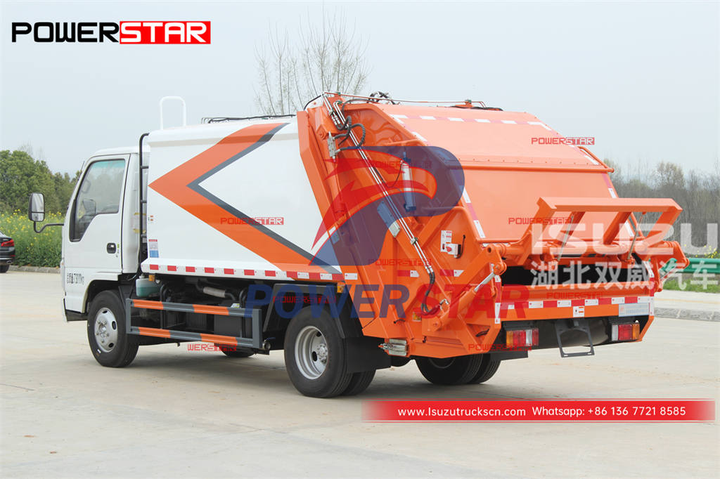 Cost-effective ISUZU 4×4 trash compactor truck for Philippines