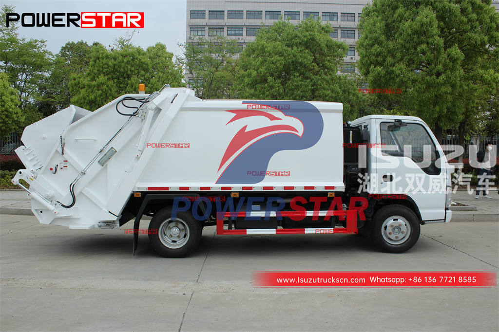 Customized ISUZU 4×4 compressed garbage truck at best price
