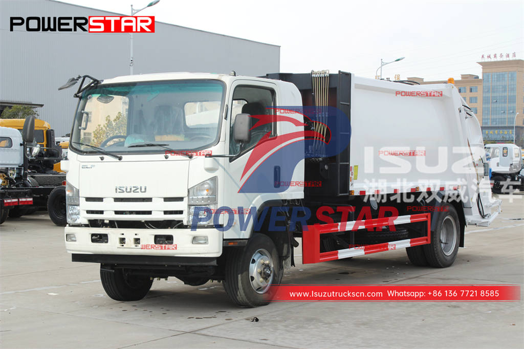 ISUZU 700P 190HP 4×4 off-road compactor garbage truck for Philippines ISUZU 700P 190HP 4×4 off-road compactor garbage truck for Philippines