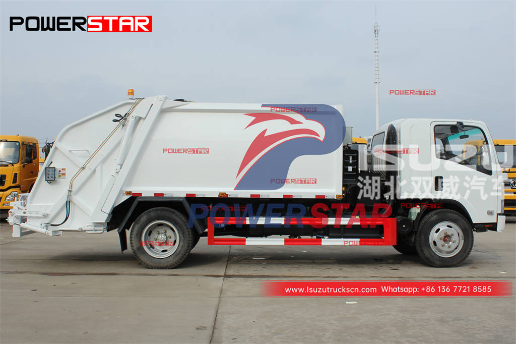 Factory outlet ISUZU 4×4 AWD 8CBM trash compression truck for Philippines