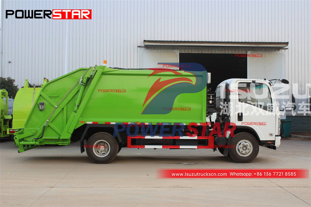 Custom-made ISUZU 4WD 10CBM rear load refuse truck for sale