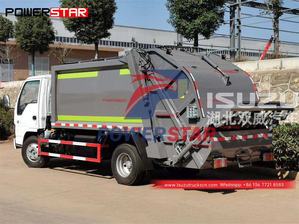 ISUZU 4×4 600P light duty waste compression truck at promotional truck