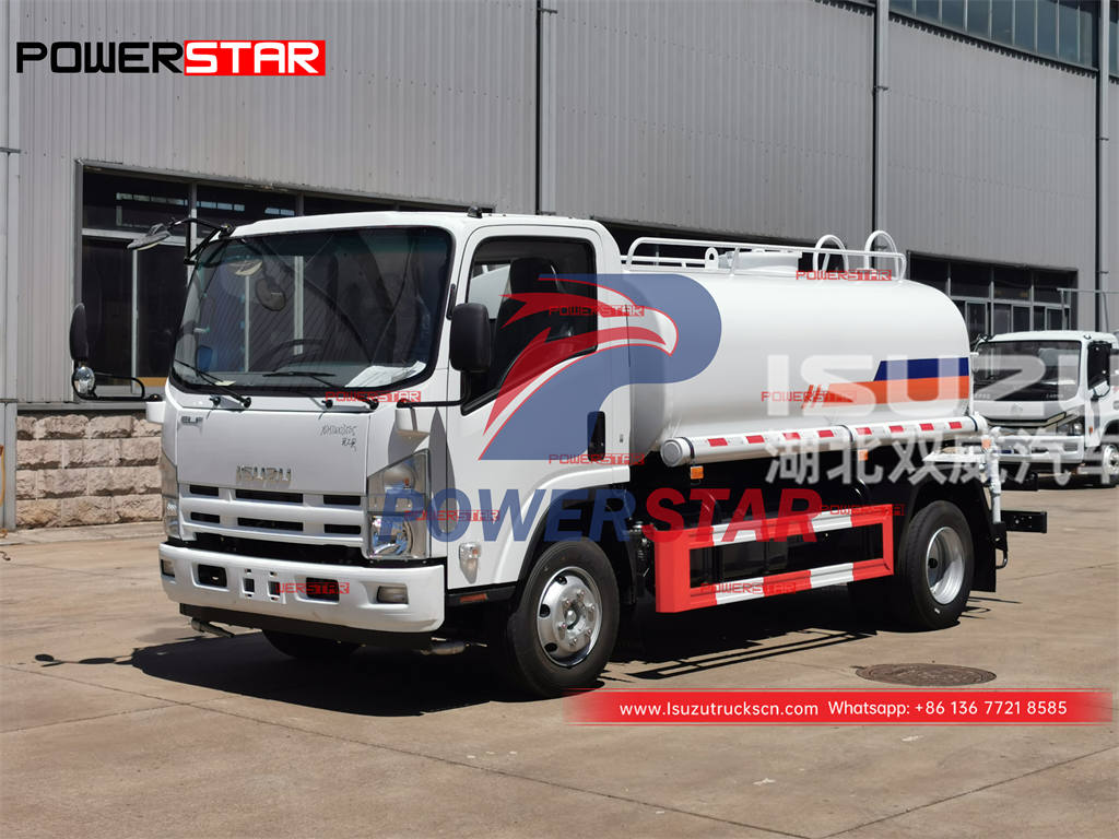 High quality ISUZU NPR stainless steel water delivery truck for sale