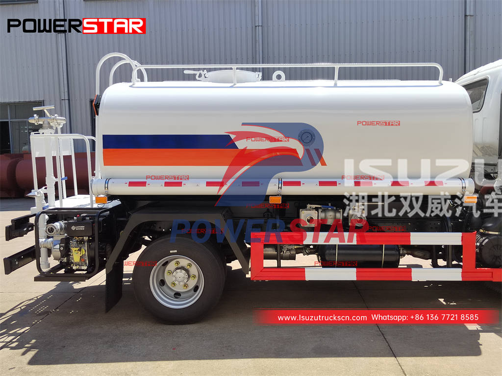 Hot-selling ISUZU 4×4 stainless steel potable water truck at best price