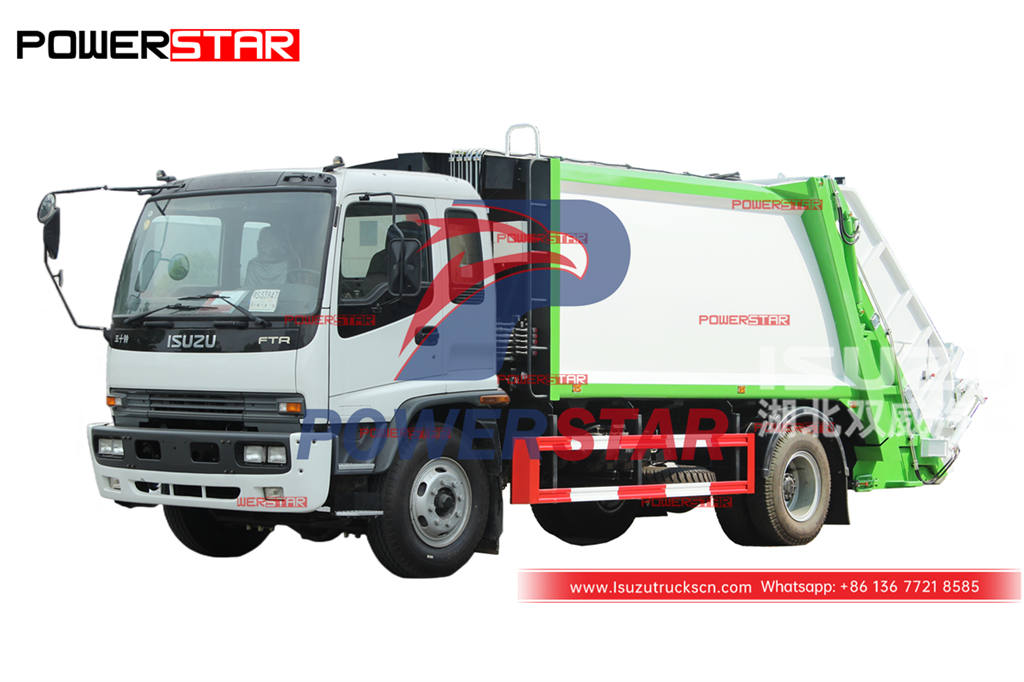ISUZU FTR 4×4 205HP rear load garbage truck on sale