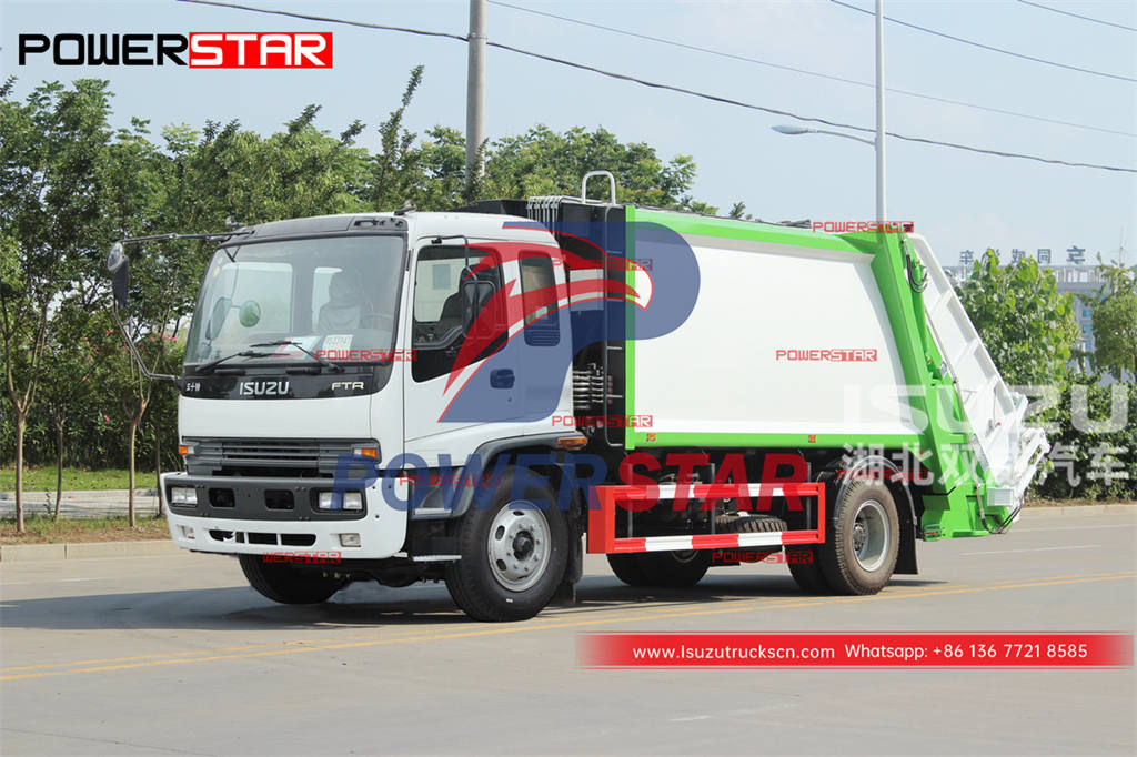 Hot-selling ISUZU FTR 4WD back loading garbage truck at best price