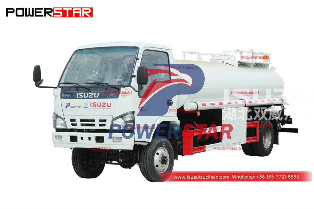 Best price ISUZU 130HP 4×4 potable water tank truck for sale