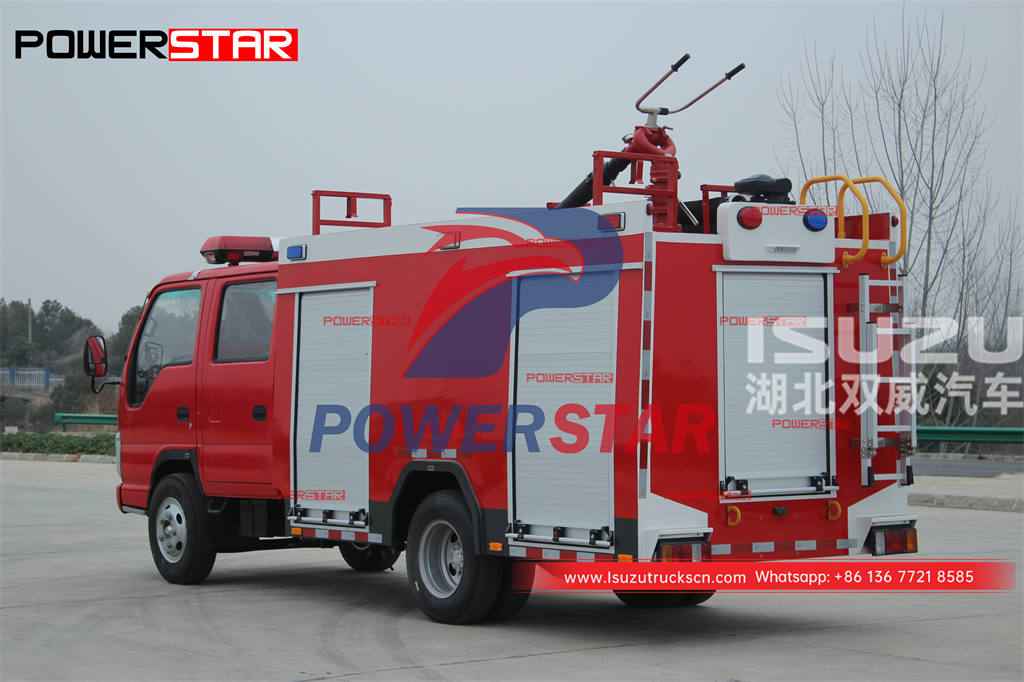 Good quality ISUZU 4WD off-road fire fighting trucks for sale