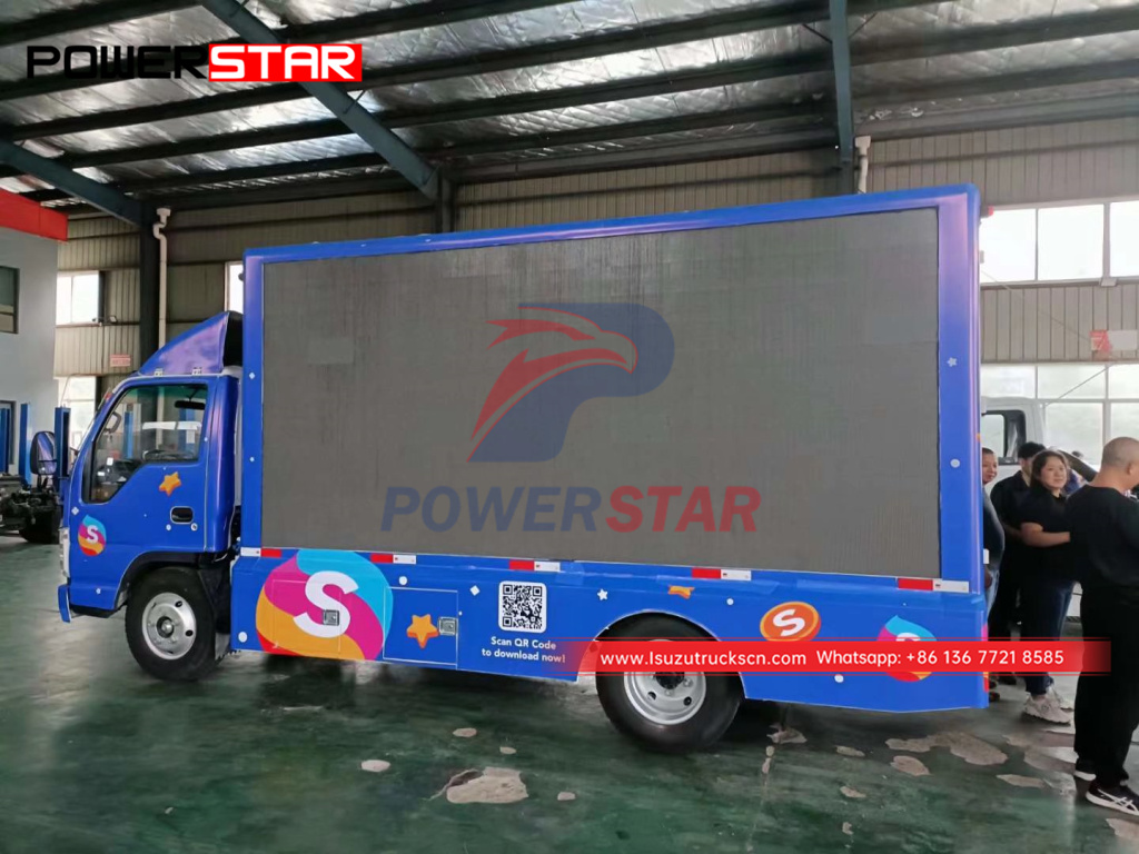 Japan Japan brane new ISUZU ELF Pixel 4 6 8 LED Full color screen truck for surprise company