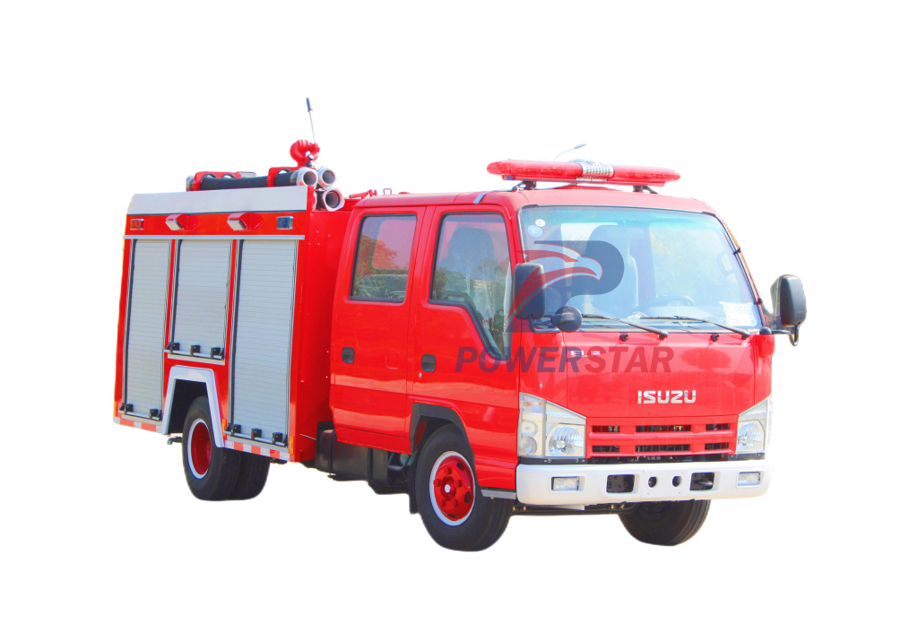 ISUZU Diesel Engine Firetruck Emergency Rescue 4x2 Water Fire Truck for sale
