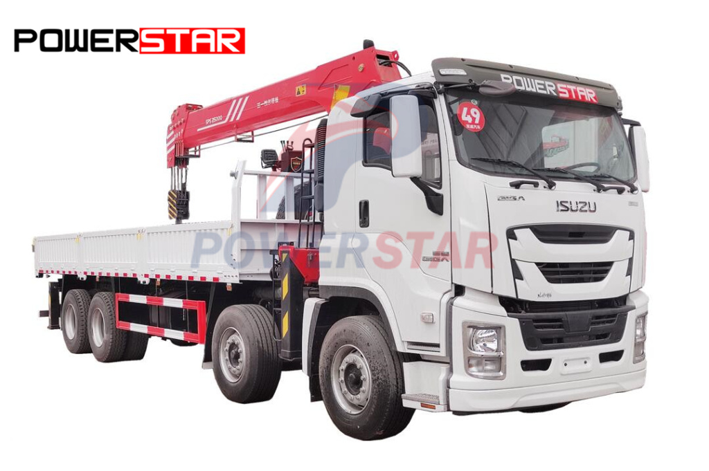 ISUZU GIGA 12 Wheels truck with palfinger crane SPS25000