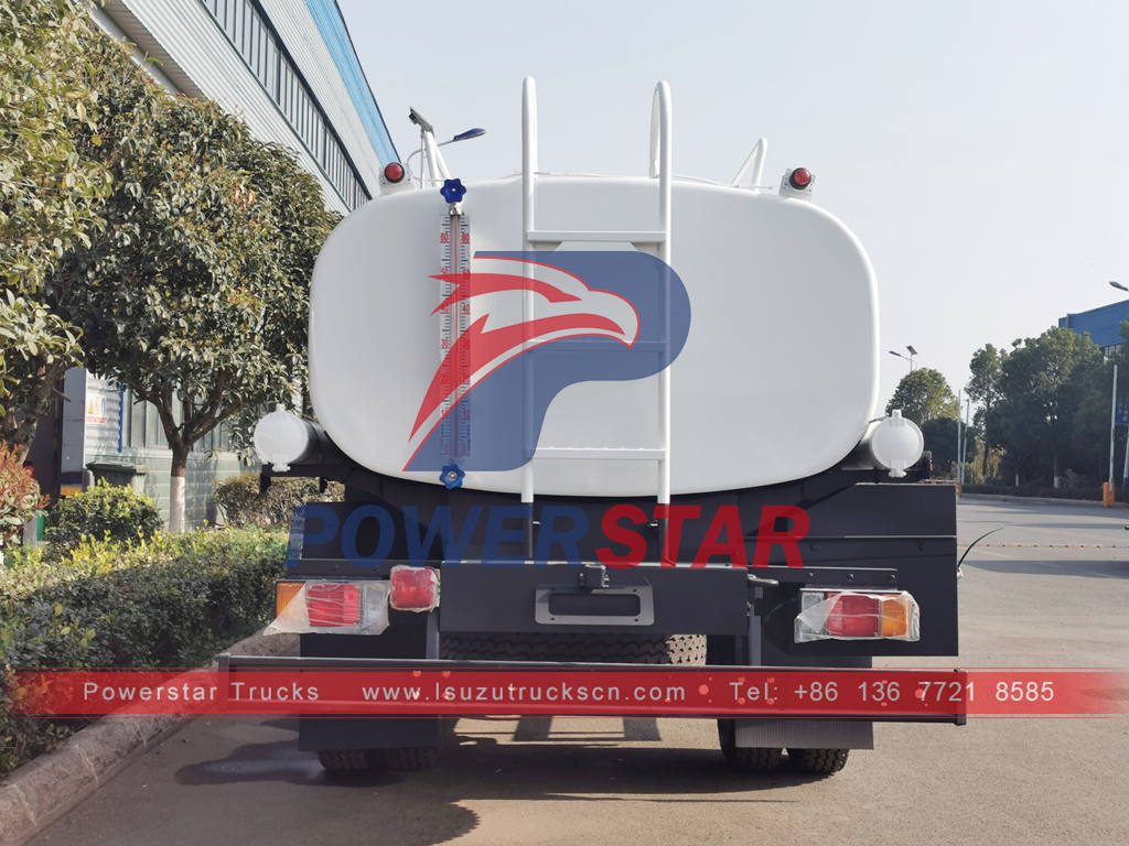 ISUZU 4×2 stainless steel water spray truck on promotion