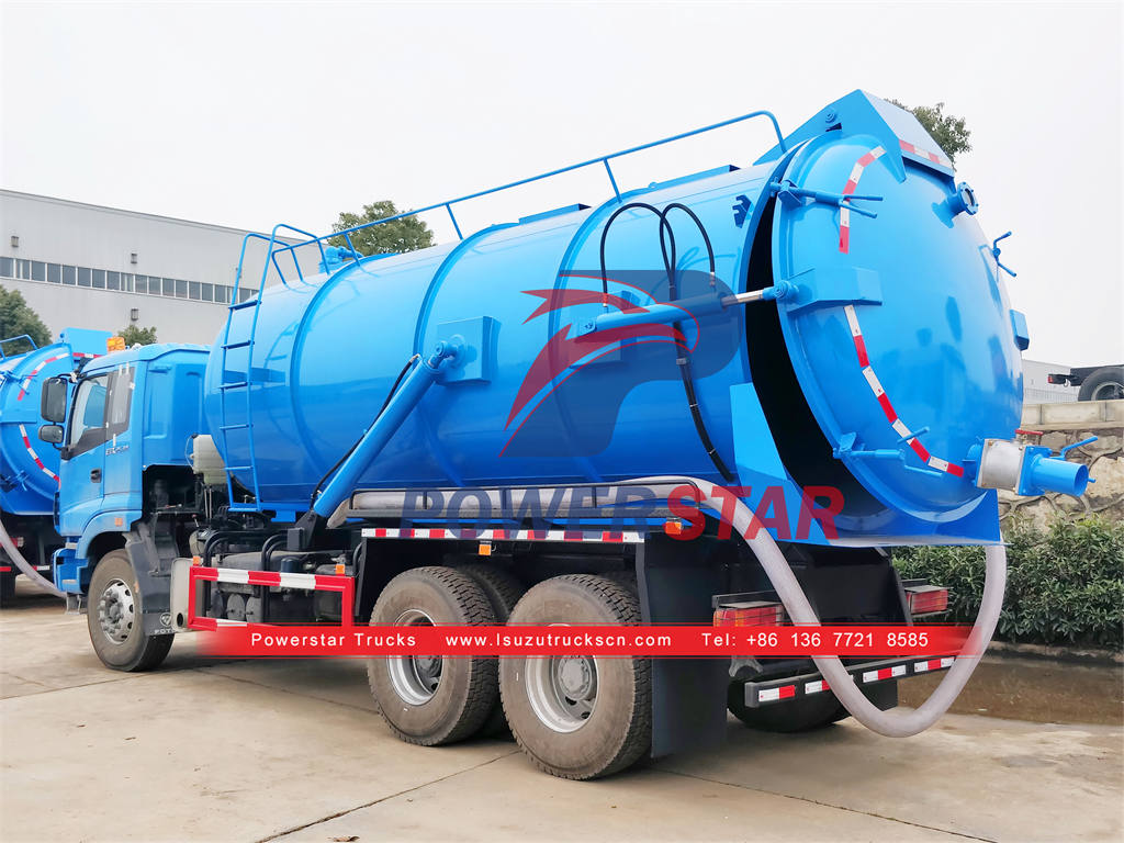 ISUZU GIGA 420HP heavy duty septic tank pump truck for sale