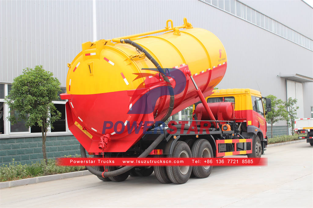 ISUZU GIGA 10 wheeler 24000 liters fecal vacuum truck