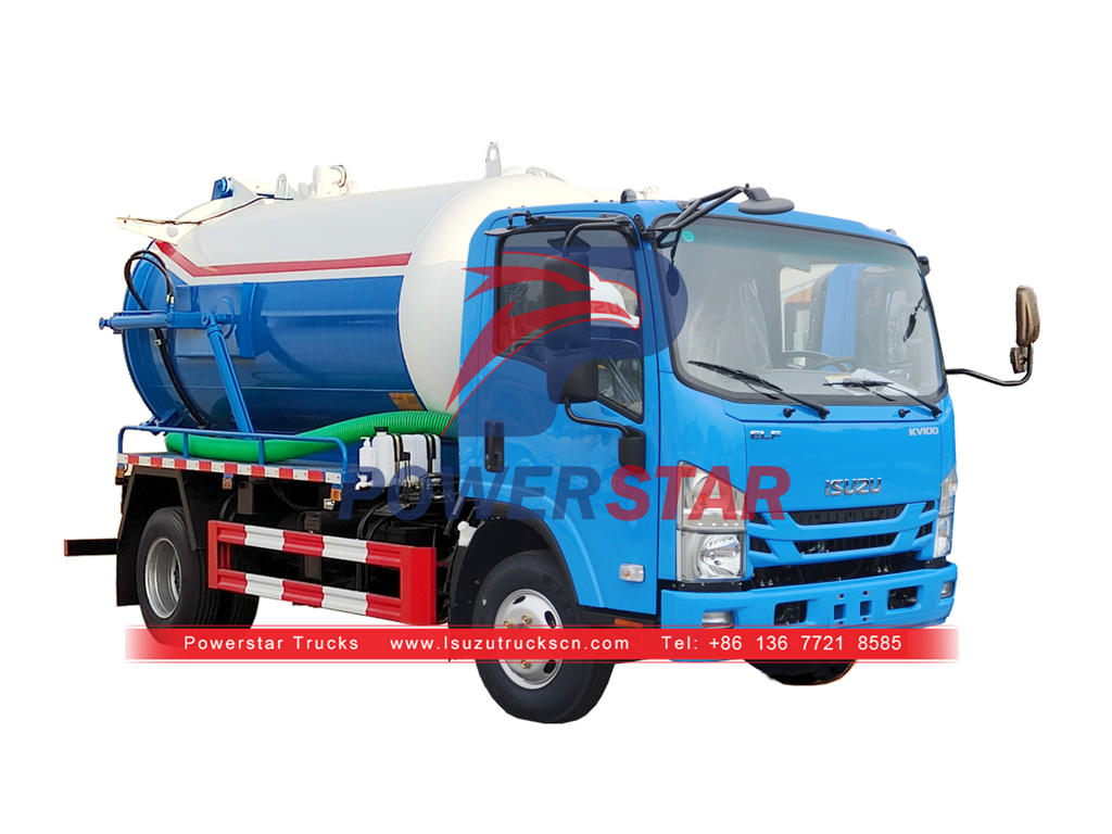 ISUZU 5CBM sewer cleaning truck for sale