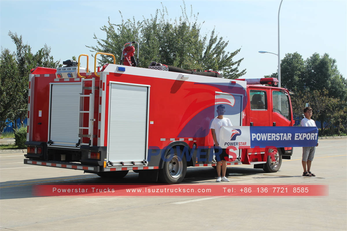 ISUZU fire fighting trucks supplier