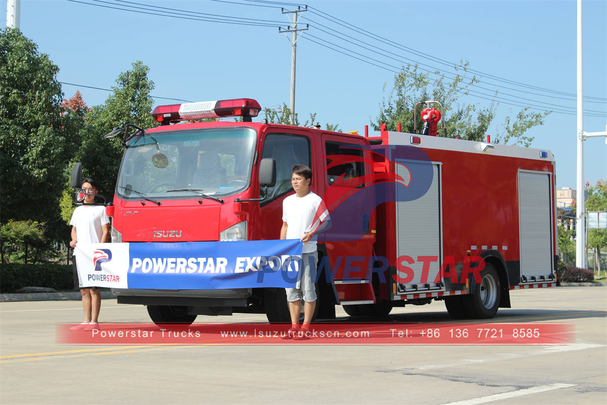 ISUZU fire fighting truck for sale