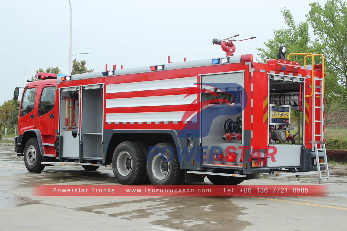 ISUZU fire fighting truck with fire equipment