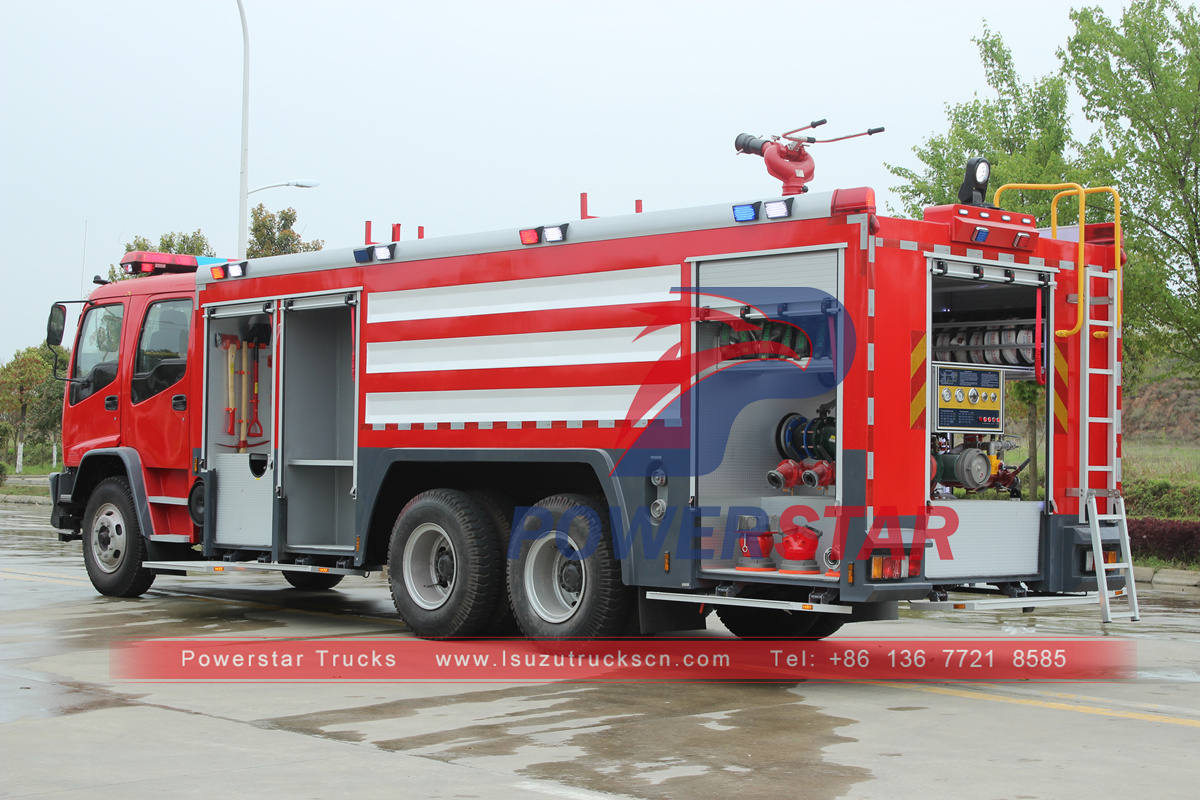 ISUZU fire fighting truck in Ethiopia