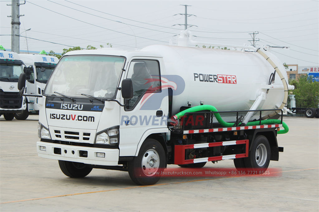 Custom-made ISUZU sewage suction truck at best price