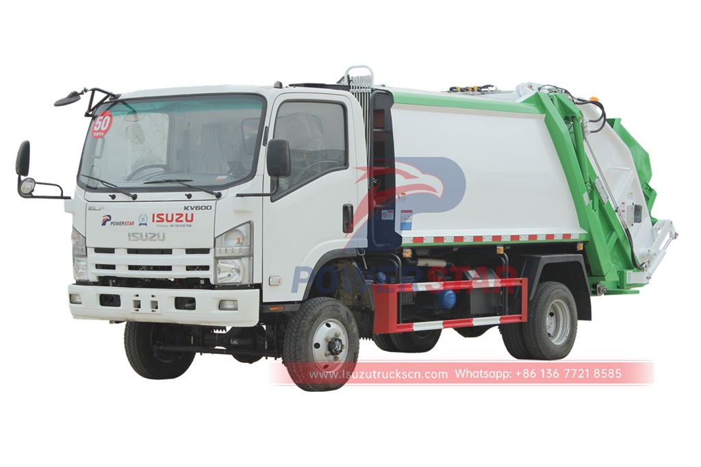 ISUZU NKR 130HP 4x4 refuse compactor truck