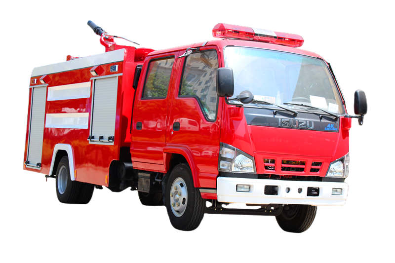 Isuzu 600P fire fighting truck
