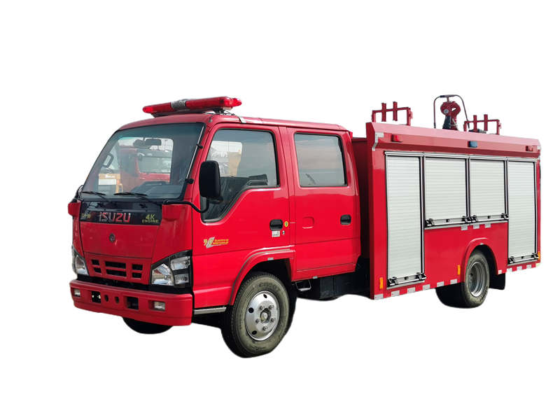 Isuzu 600P foam fire truck