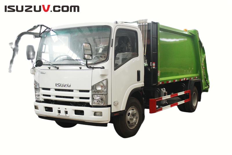 Isuzu 700P garbage compactor truck