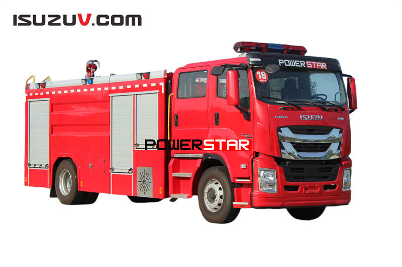 Isuzu giga fire fighting truck supplier