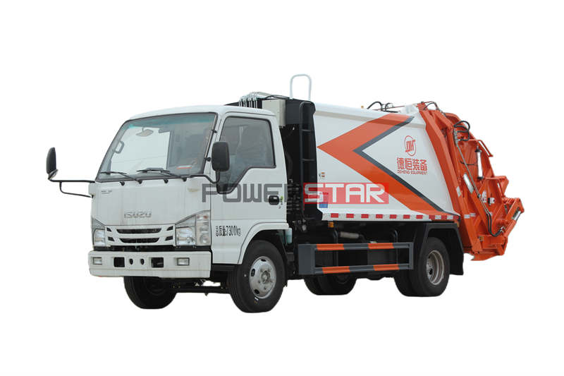 Isuzu 100P refuse compactor truck